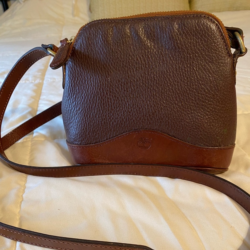 Timberland leather over the shoulder purse